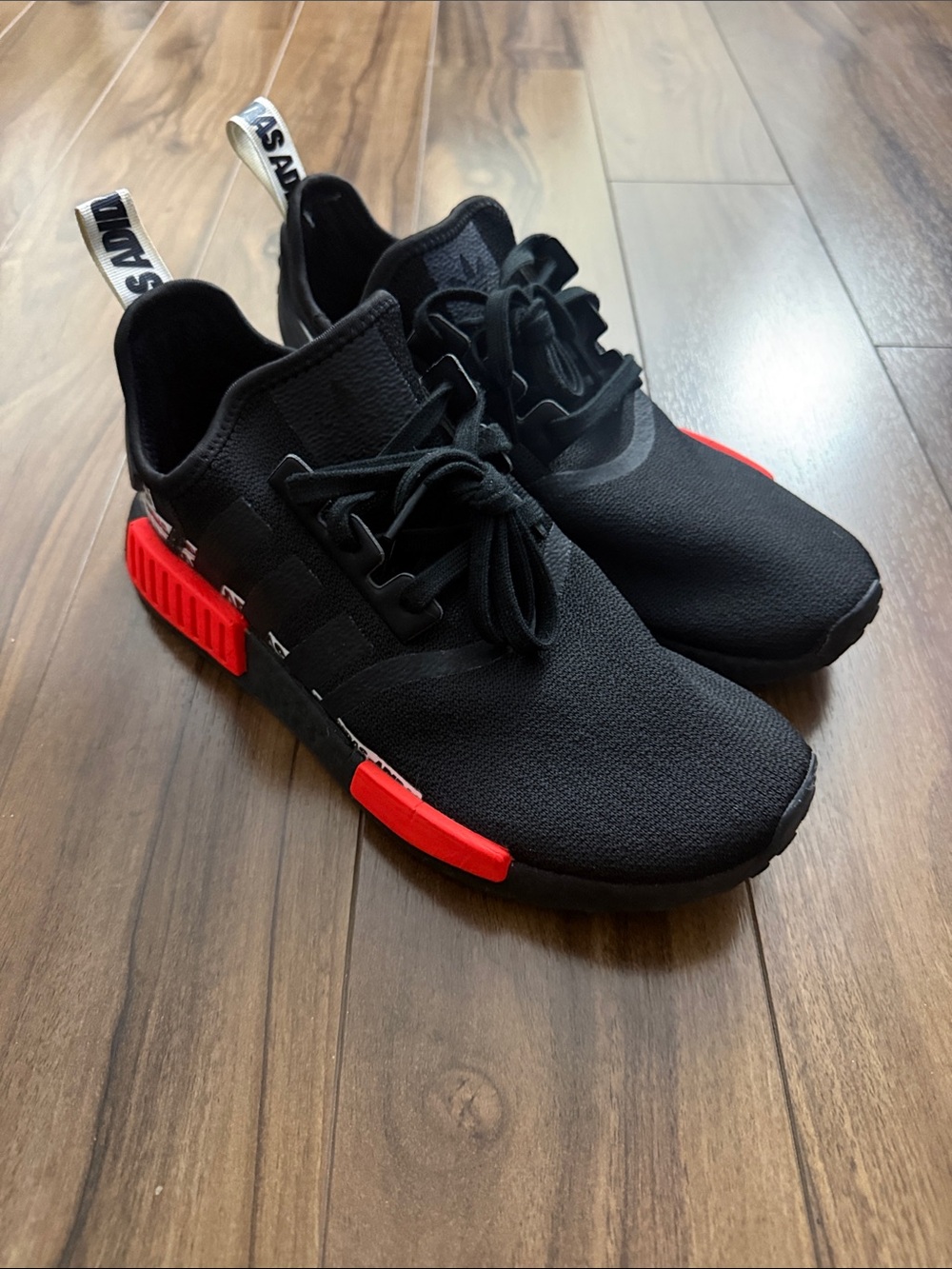 Adidas Black and Red Men's Runners